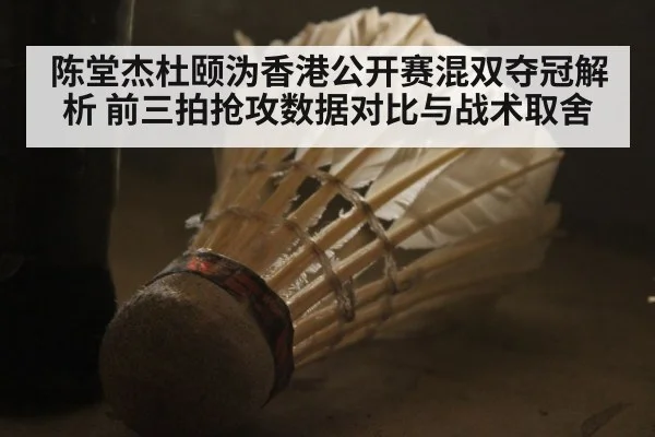 陈堂杰杜颐沩香港公开赛混双夺冠解析 前三拍抢攻数据对比与战术取舍（kaiyun）
